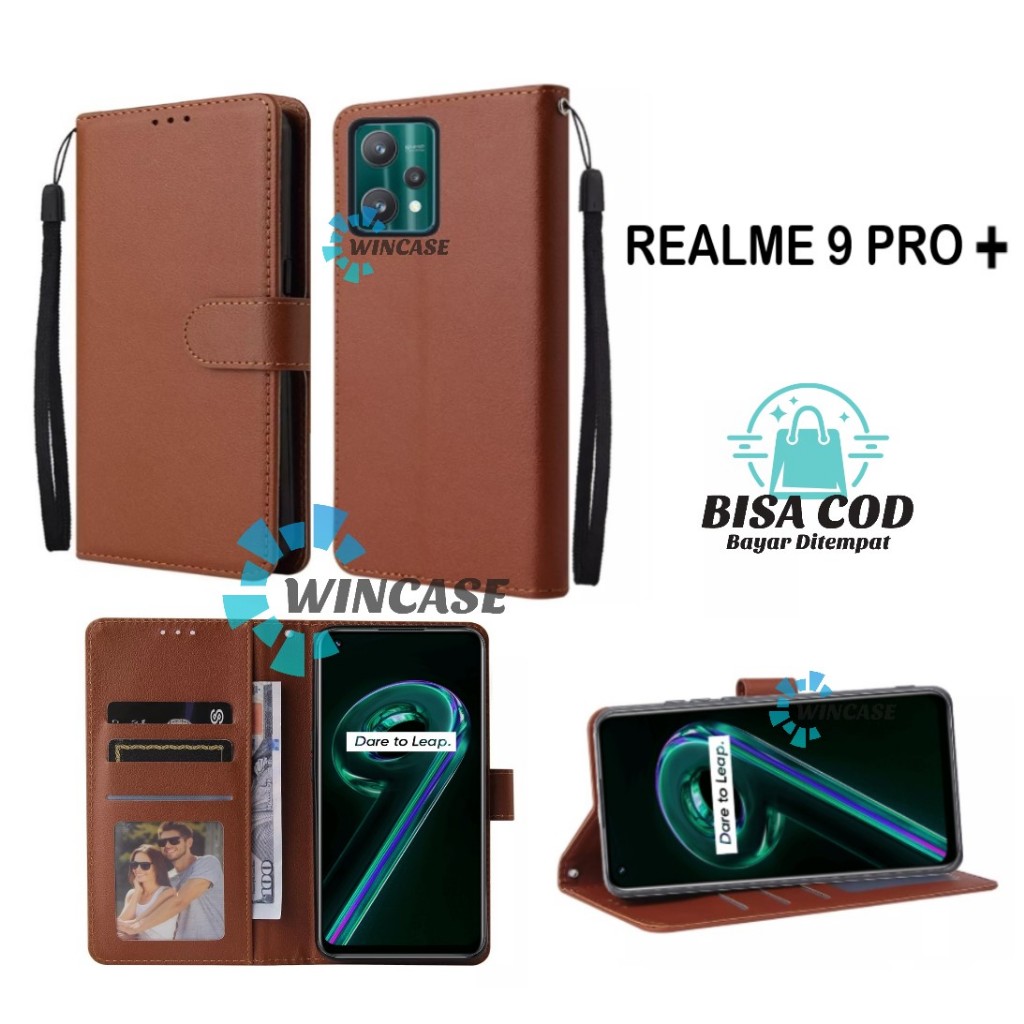 Flip Case Realme 9 Pro Plus Wallet Leather Standing Flip Cover