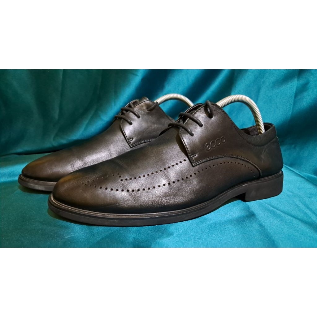 Ecco sepatu kulit pria size 40 insole 250