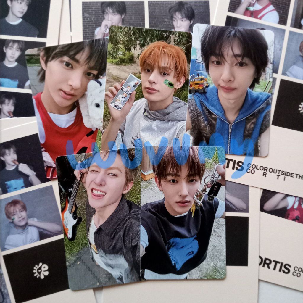 [OFFICIAL] PHOTOCARD CORTIS COLOR OUTSIDE THE LINE WEVERSE VER KEONHO JAMES MARTIN JUHOON SEONGHYEON