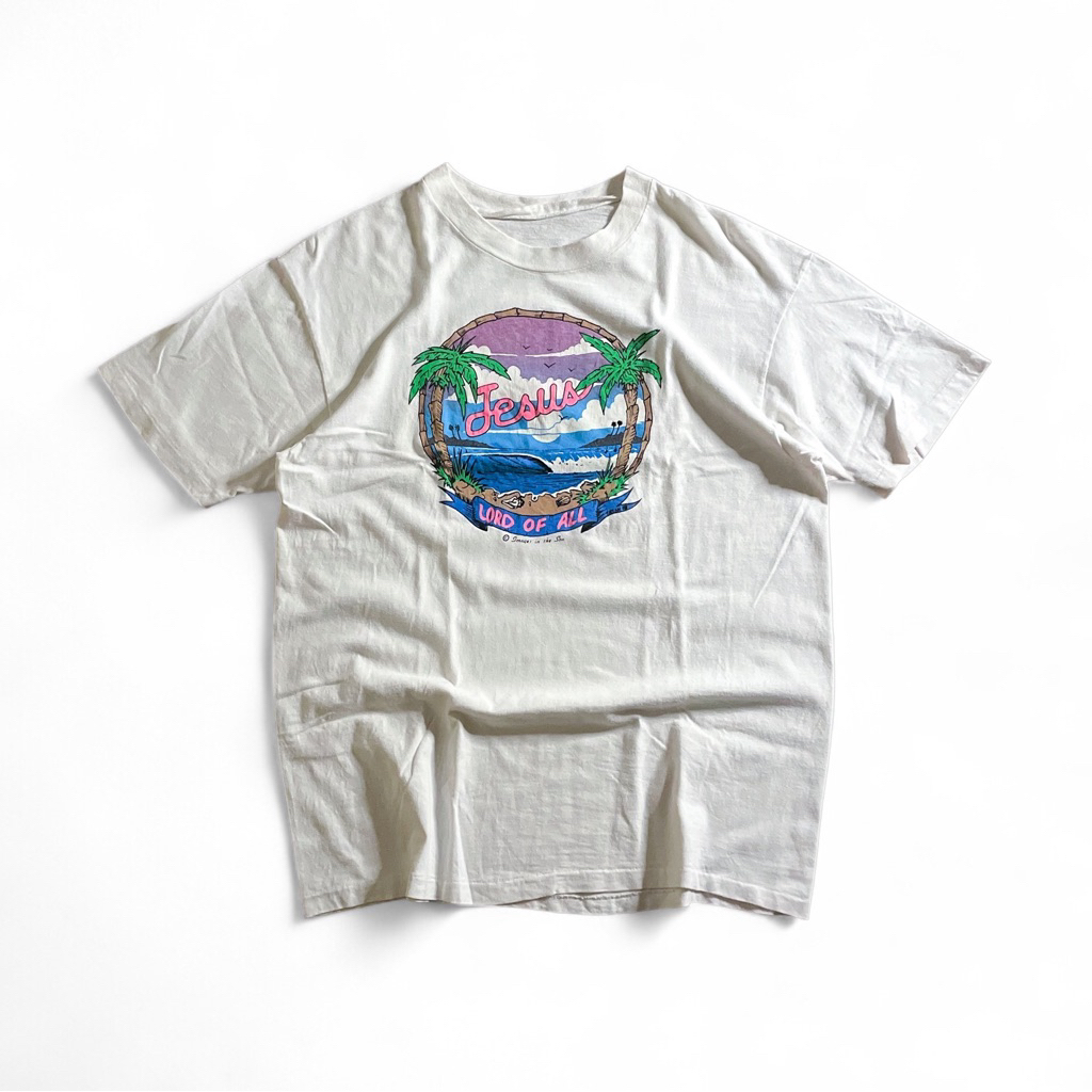 Kaos Vintage 90s Jesus Lord of All Beach