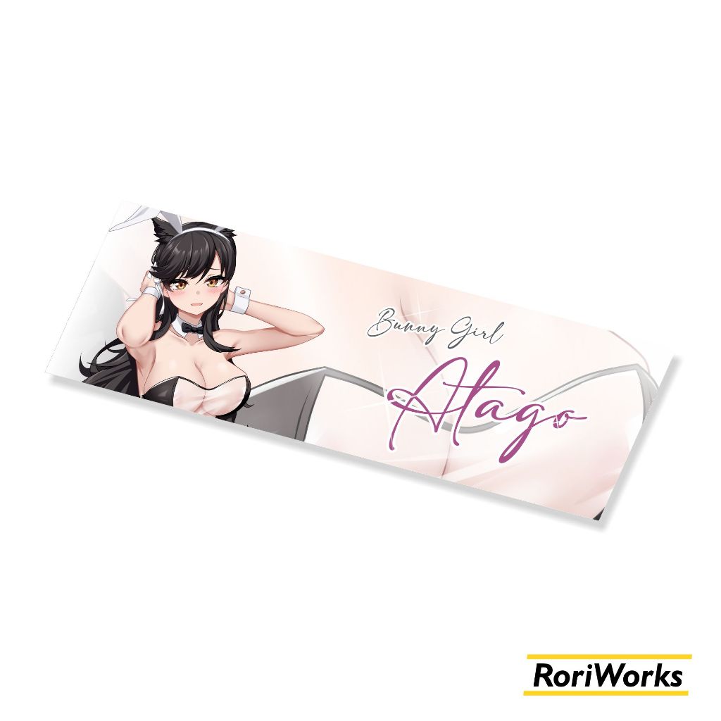 Stiker Slap - Atago Bunny | Azur Lane
