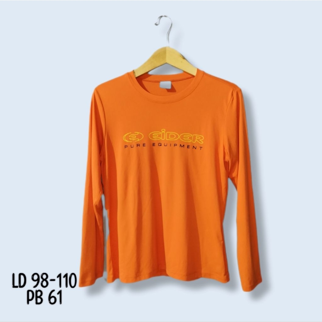 EIDER Atasan Olahraga Lengan Panjang Orange