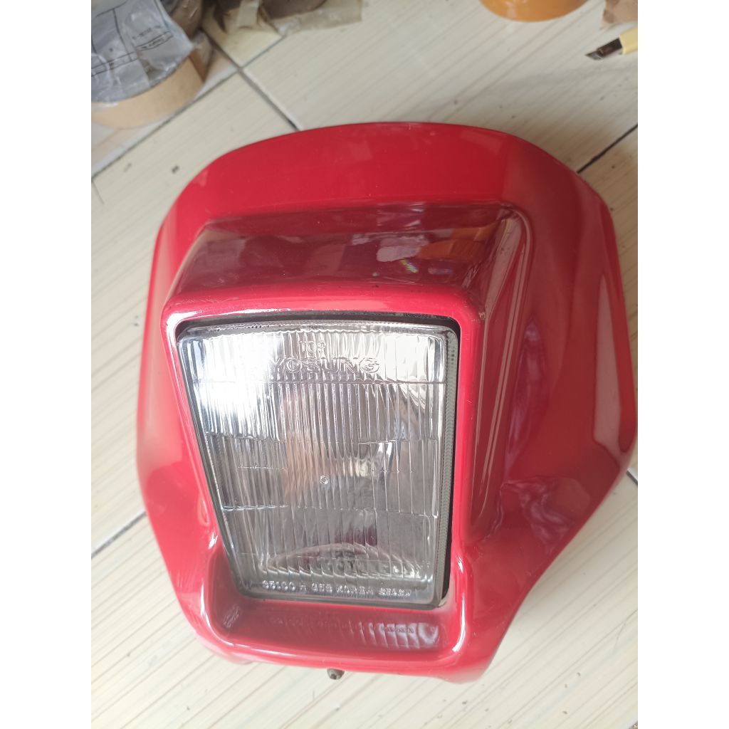 Headlamp Reflektor Lampu Depan Set Hyosung Trail Asli Second