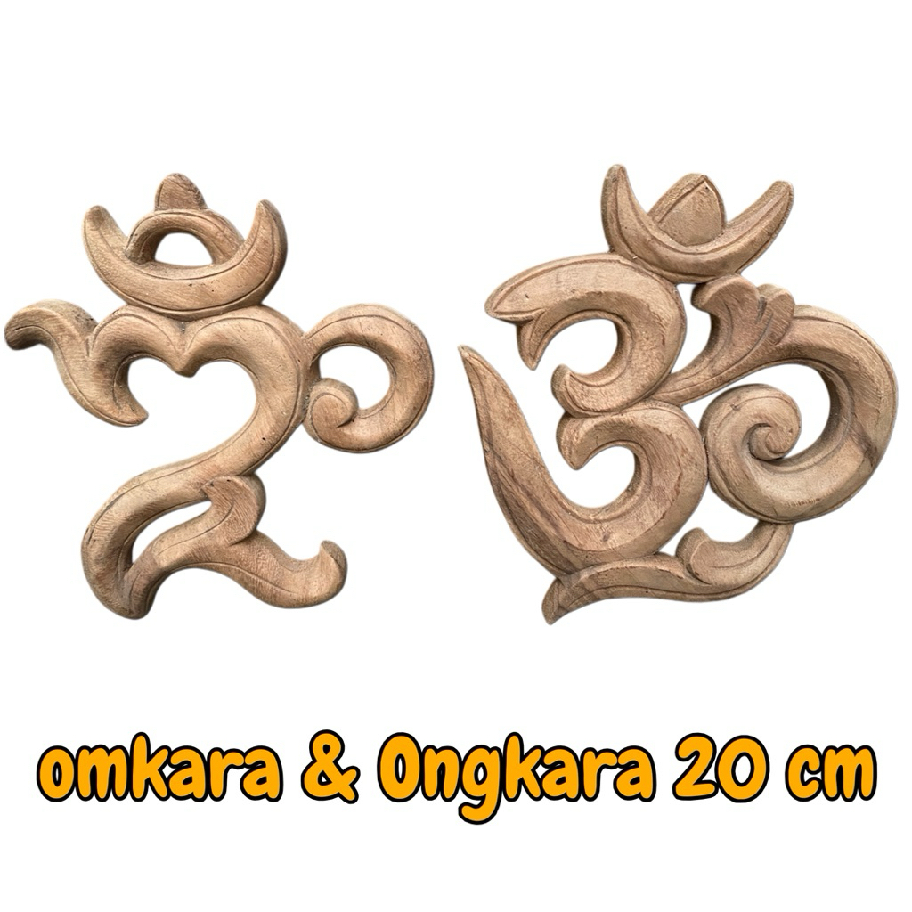 Pandil Omkara & Ongkara 20 cm - Pajangan Omkara - Pajangan Ongkara - Pandil symbol Hindu