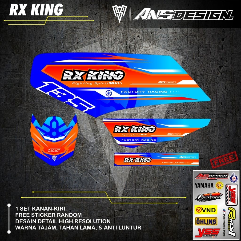 STRIPING RX KING CUSTOM GRAFIS - STRIPING RX KING VARIASI - STRIPING RX KING CUSTOM