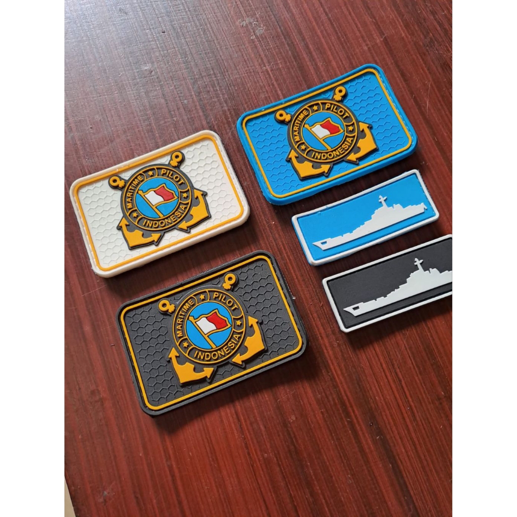 patch rubber maritime pilot emblem karet