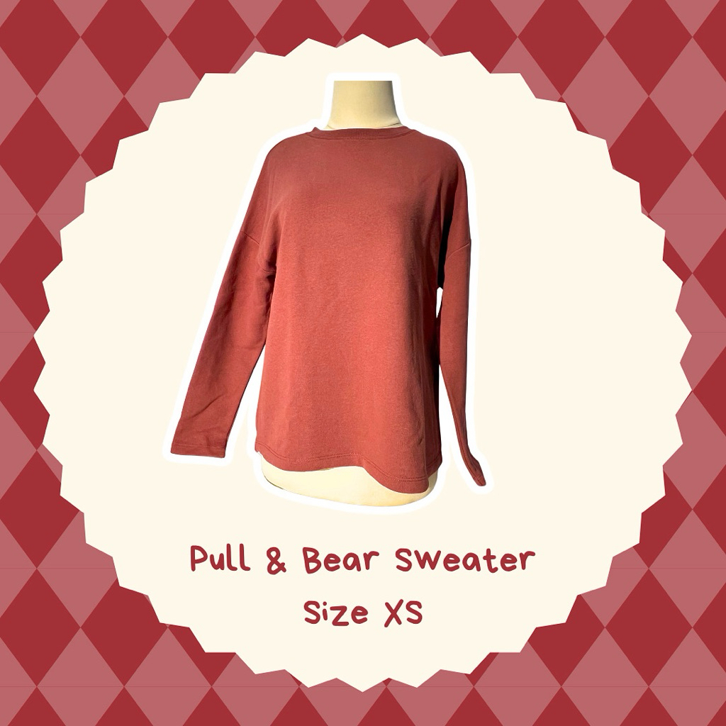 Pull and Bear Sweater Red