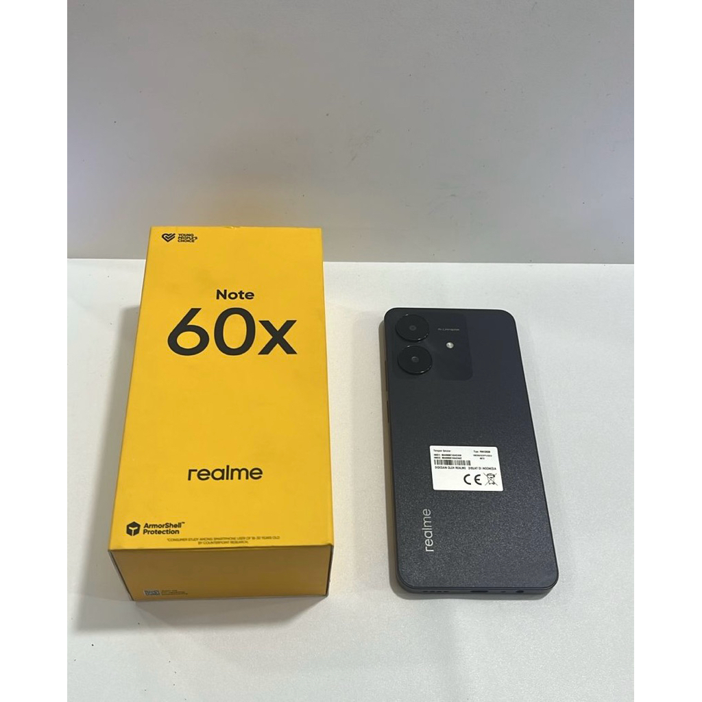 REALME NOTE 60X 4/64gb seken resmi Indonesia