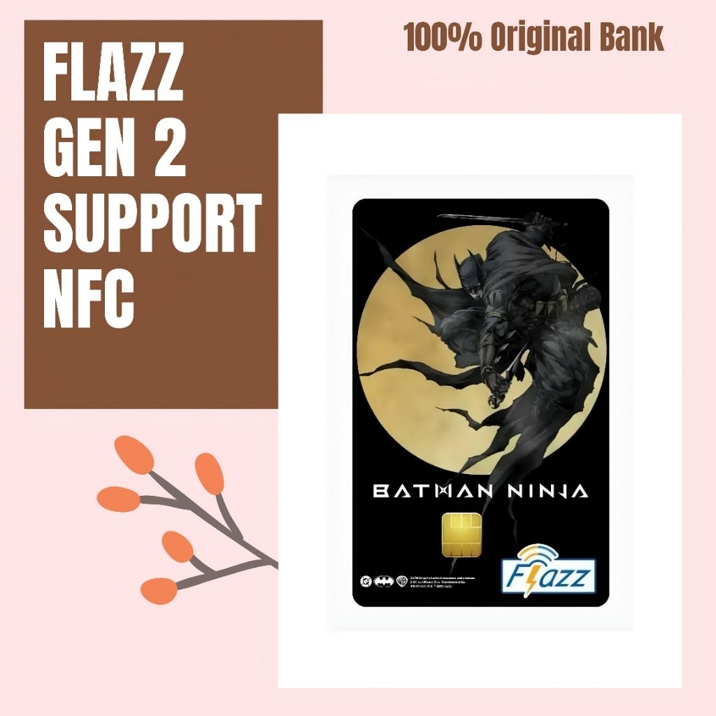 Kartu Flazz BCA Gen 2 Limited Dark Moon Batman/ Kartu Perjalanan/ Kartu Flazz/ BCA Gen 2/ BCA Flazz/