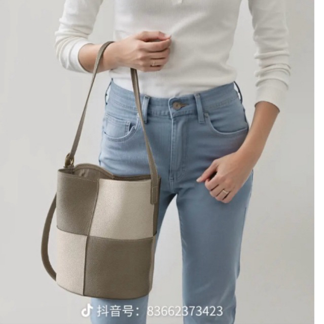 [NEW] ZAMO BUCKET BAG LEATHER SLING AND SHOLDER BAG