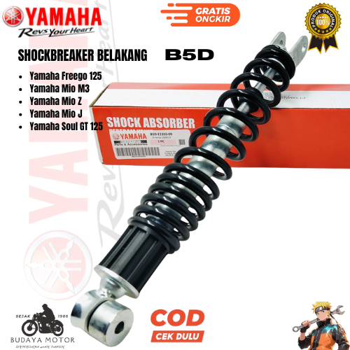 ORIGINAL YGP SHOCK BELAKANG SHOCKBREAKER Belakang KODE B5D ASLI 100% Yamaha Freego 125 Yamaha Mio M3