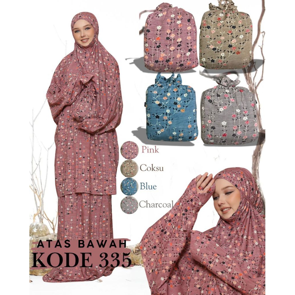 Mukena atas bawah hadramaut