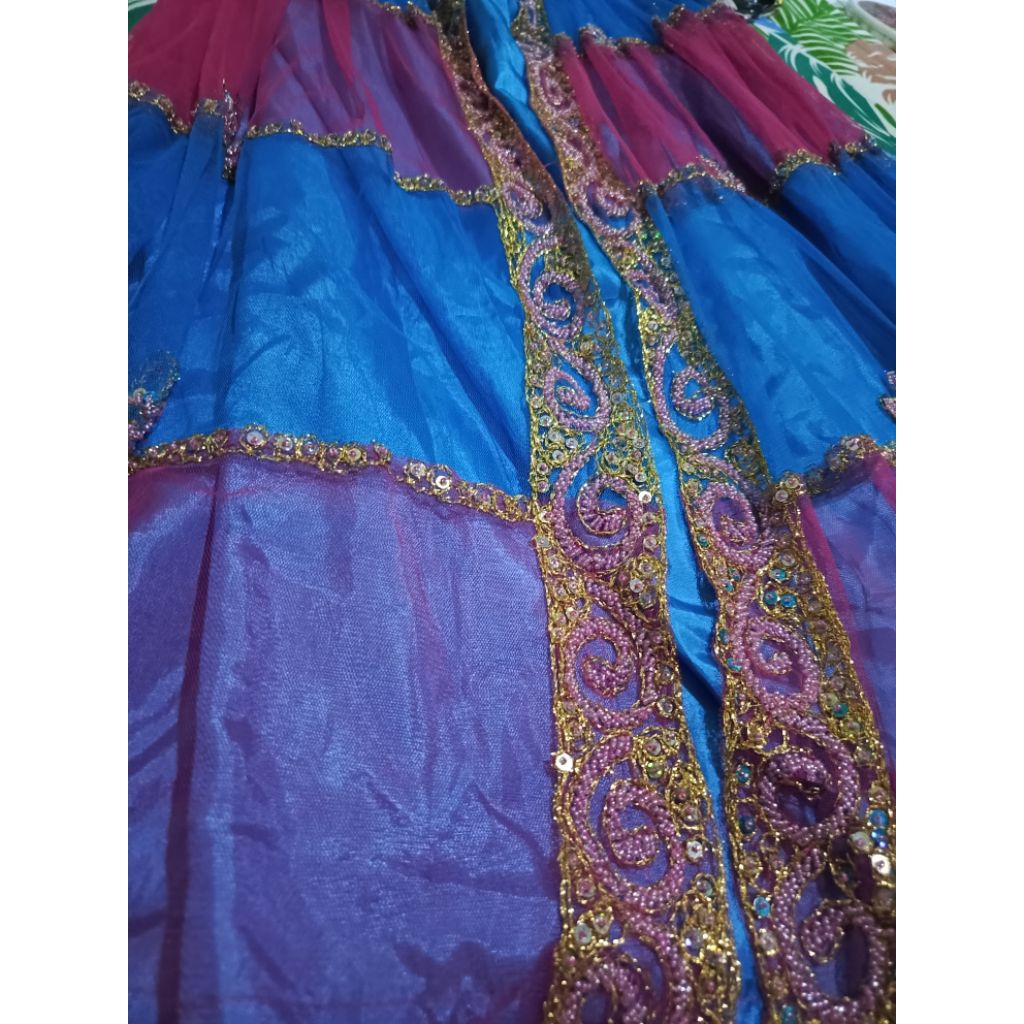 gaun india/kebaya karnafal