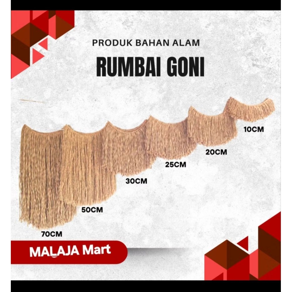 Rok Rumbai Papua / Rok Rumbai Goni / Rok Adat Papua Banyak pilihan Ukuran