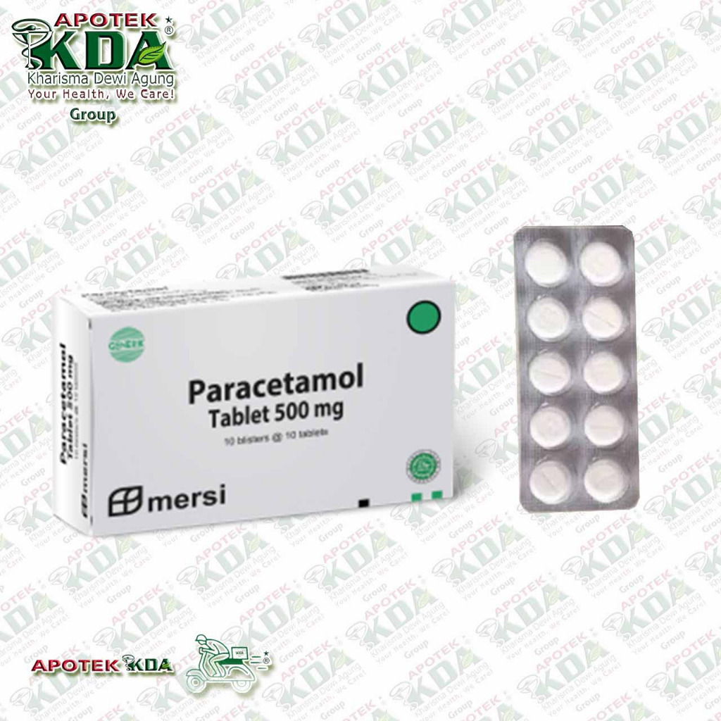 PARACETAMOL TABLET MERSI 500 MG 100 TABLET