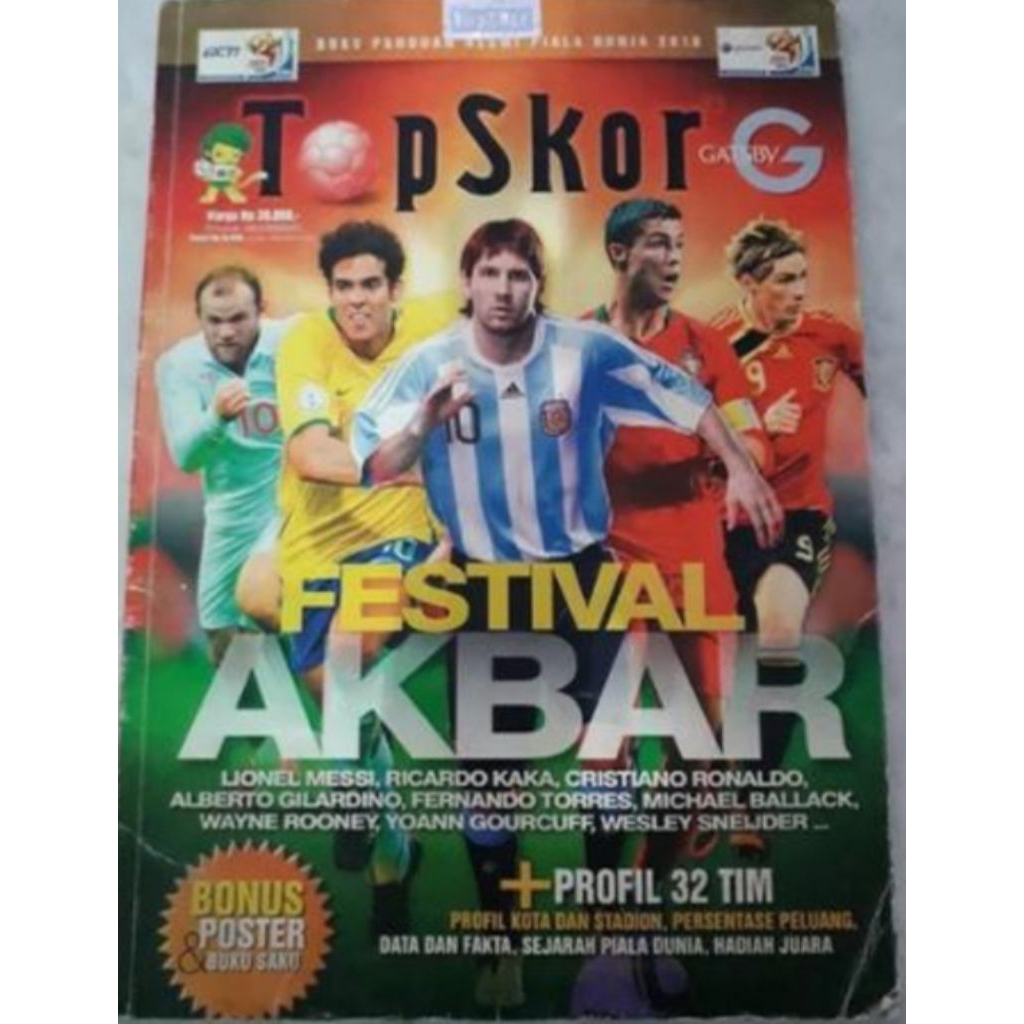 Majalah Bola TOP SKOR Panduan Piala Dunia 2010