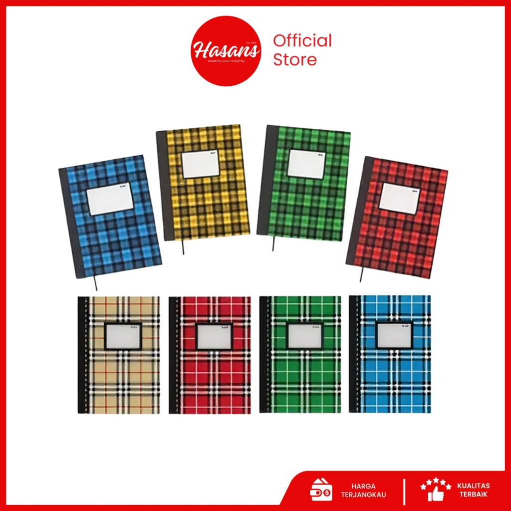 Kiky Buku Kwarto Kas 100 Lembar / Buku Kas Hard Cover / Buku Catatan / Kiky Bk. Kwarto 100