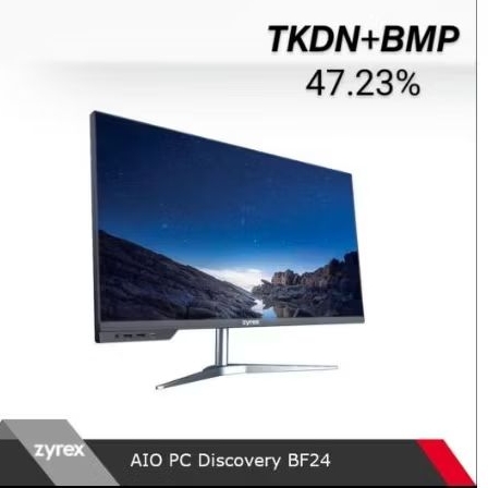 PC AIO ZYREX 24BF CORE I5 10400 RAM 8 GB SSD 512 GB WIN 11