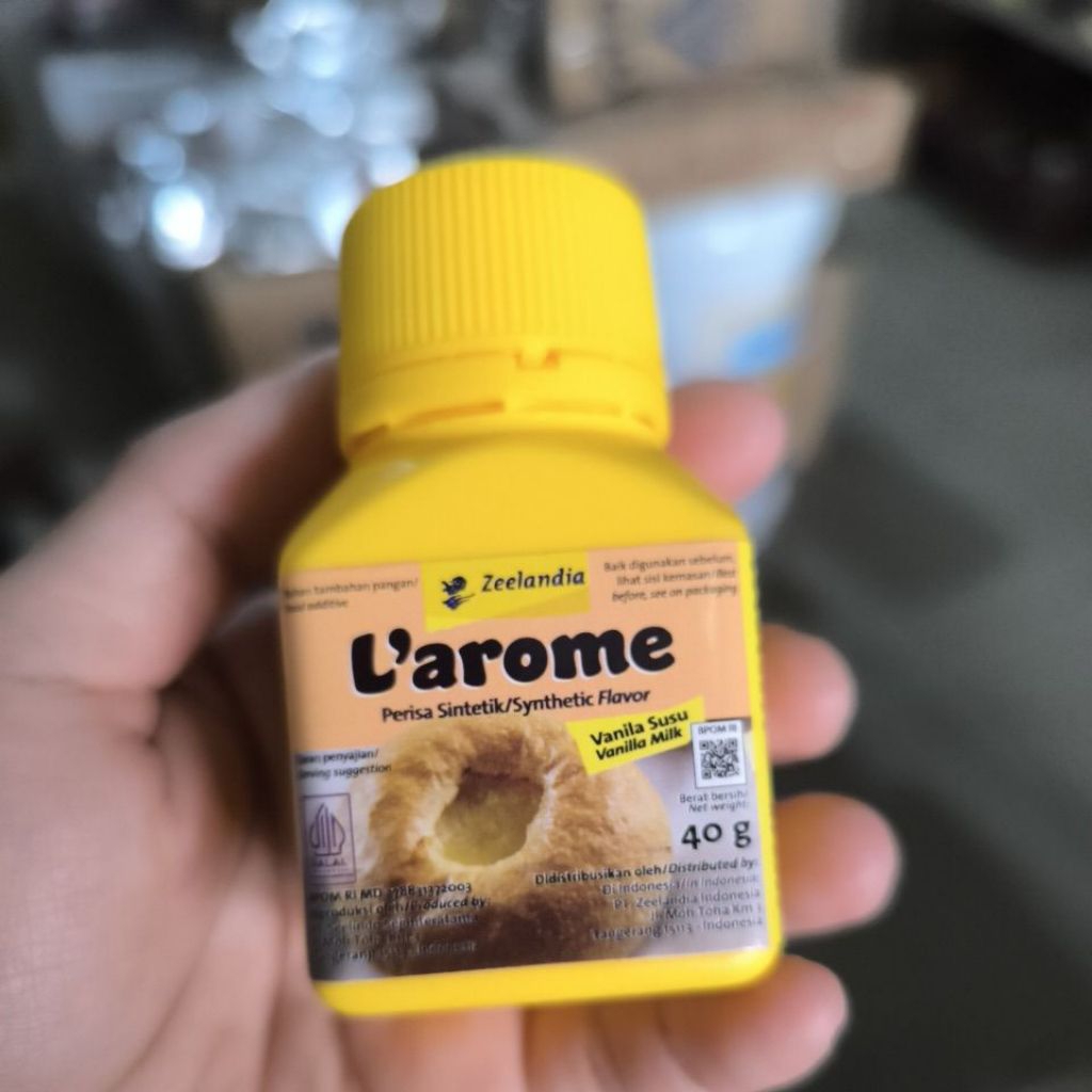 zeelandia larome vanila susu 40gr/vanili