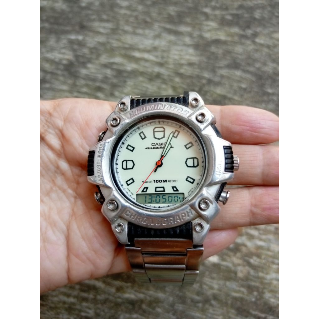 Vintage Watch AW-506 Illuminator Chronograph