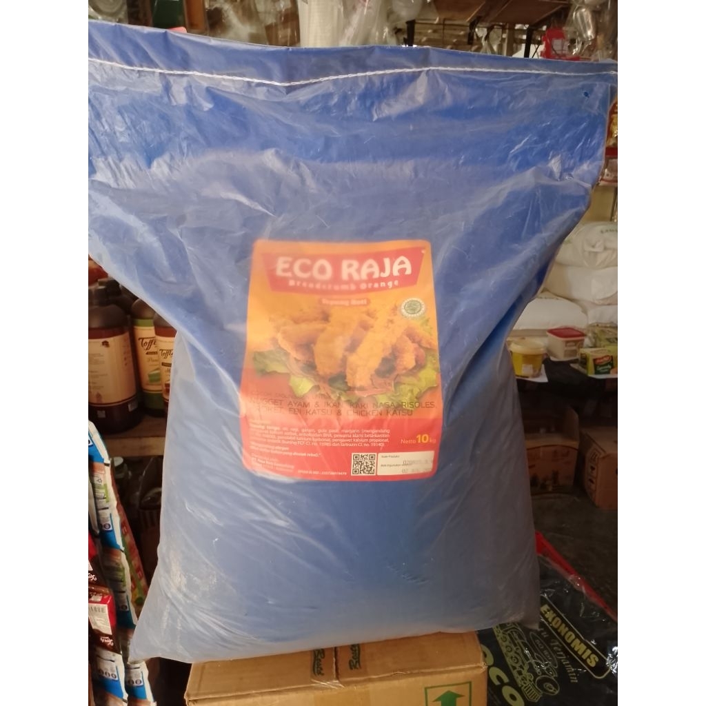 TEPUNG PANIR ORANGE 1BALL 10KG / BREAD CRUMB ORANGE 1BALL 10KG /TEPUNG ROTI ORANGE