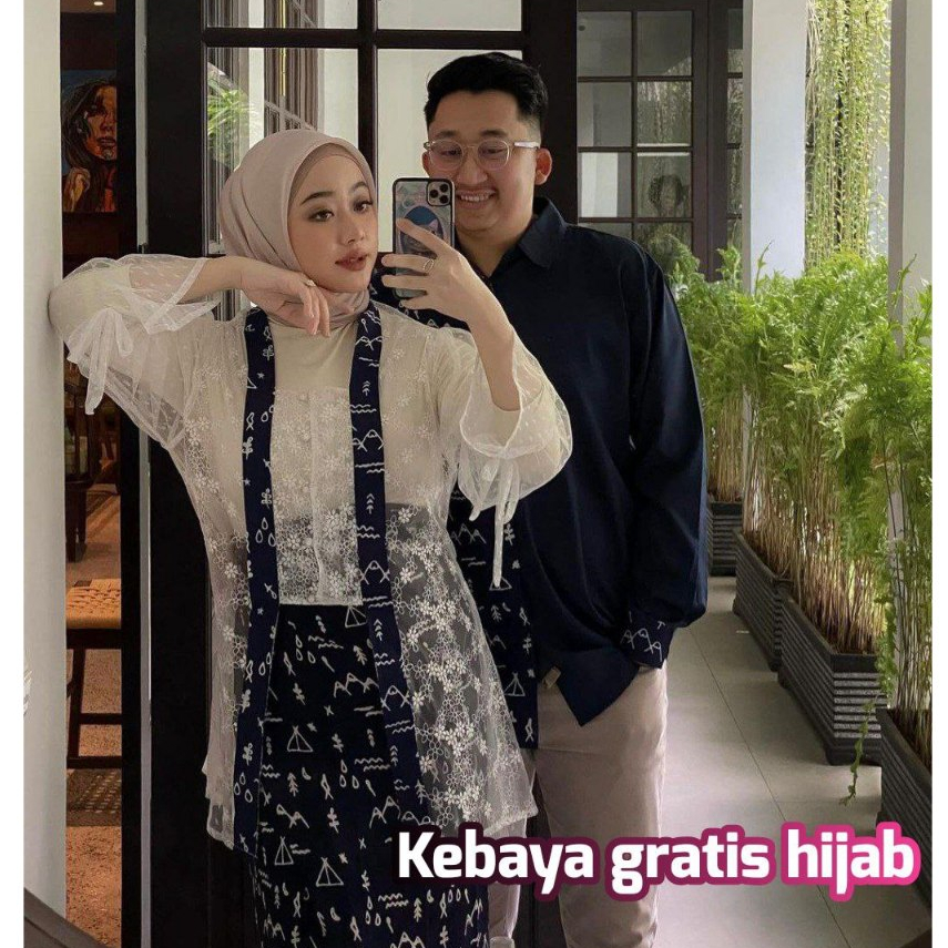 SET KEBAYA COUPLE KUTU BARU KEBAYA WISUDA TUNANGAN LAMARAN BAJU COUPLE KONDANGAN TERBARU 2025
