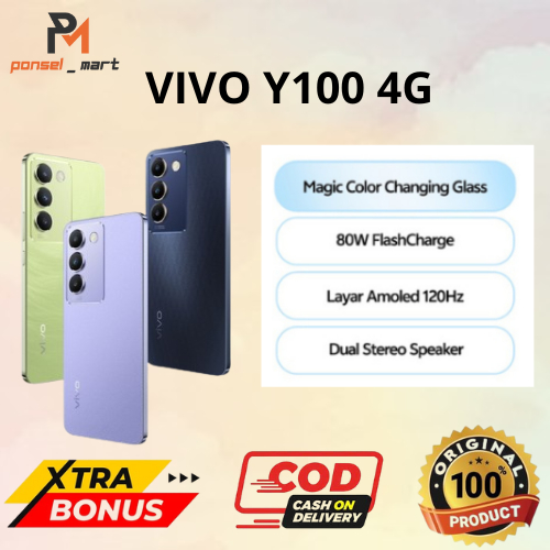 VIVO Y100 4G 8/256GB - SECOND - FULLSET - BERGARANSI