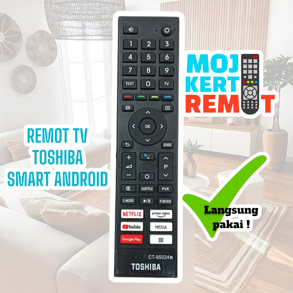 REMOTE TV TOSHIBA ANDROID SMART LED