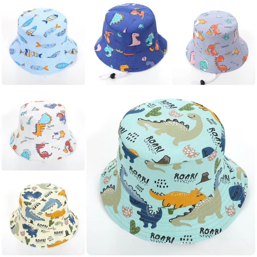 MB Topi Bucket Hat Motif Lucu Topi Pantai Anak Untuk Anak Laki-Laki Dan Perempuan