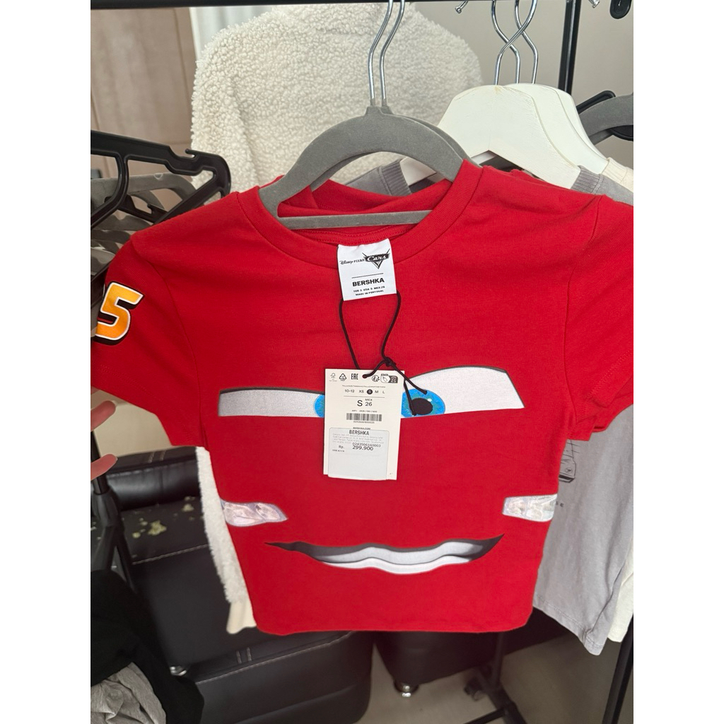 Bershka Cars Short Sleeve print Tshirt - McQueen