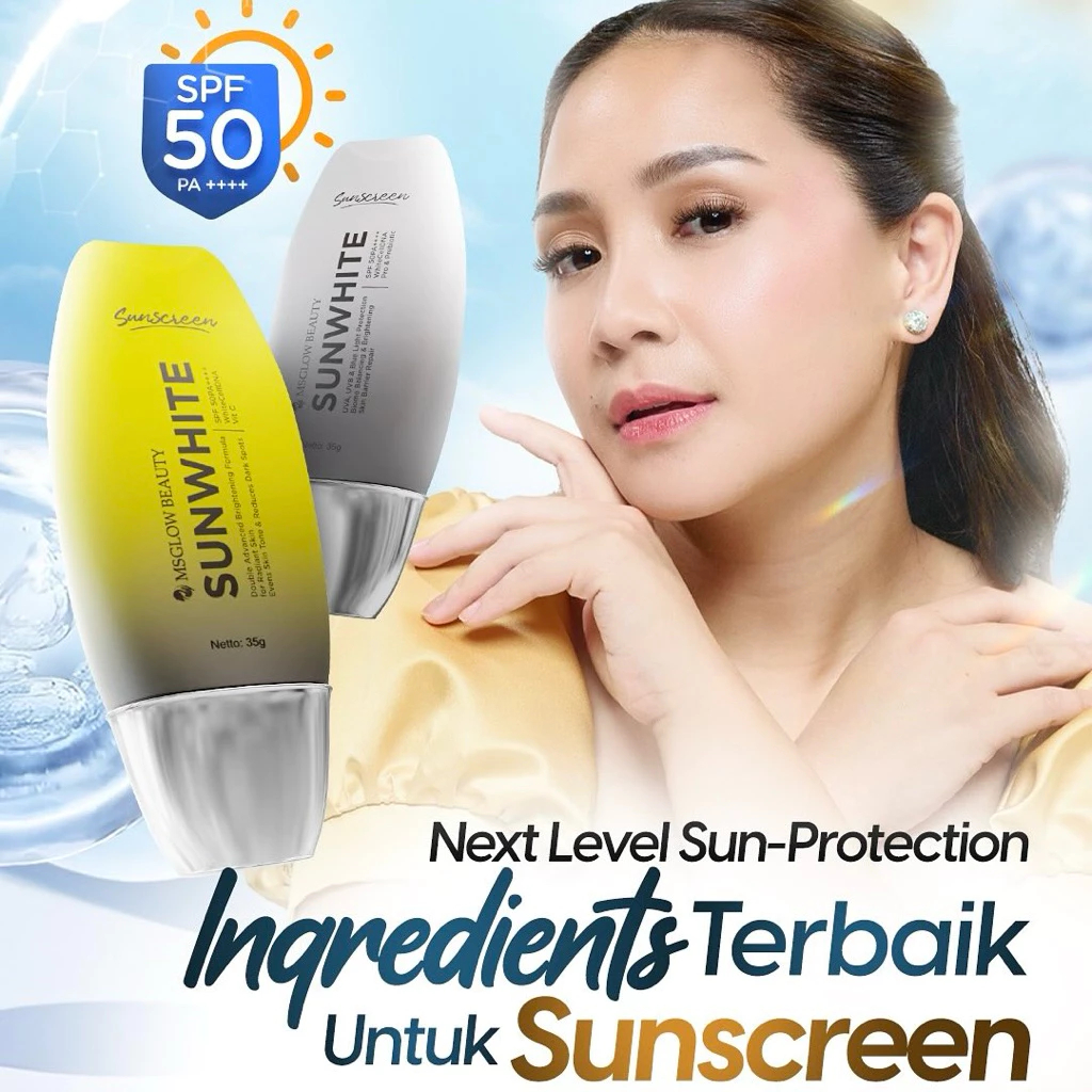 MS GLOW SUNWHITE SPF 50 PA+++ SUNSCREEN