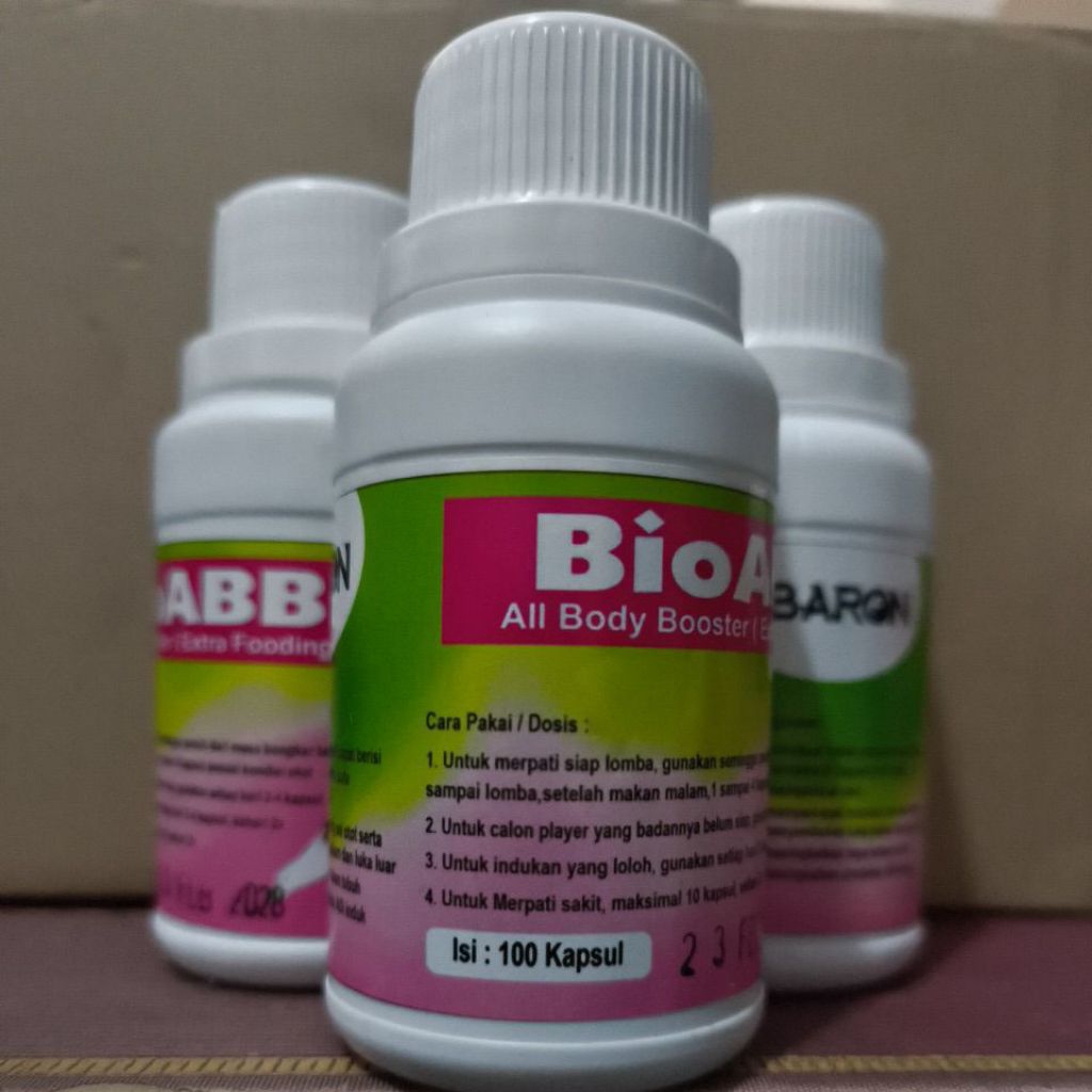 Bio Abb Jamu Merpati All Body Booster Extra Fooding 100 kapsul