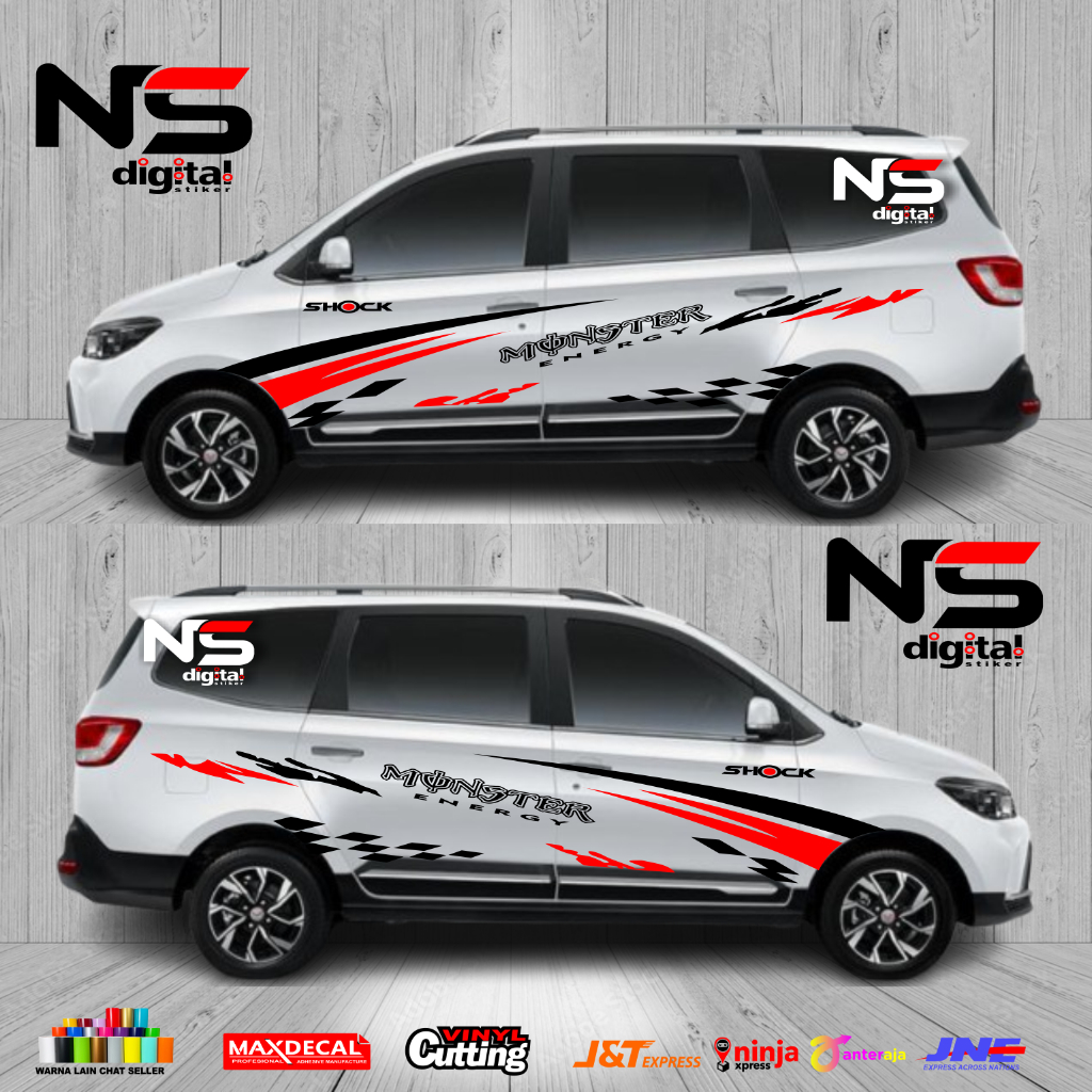 NEW Stiker Mobil Wuling Confero Sticker Cutting Wuling Confero Terbaru