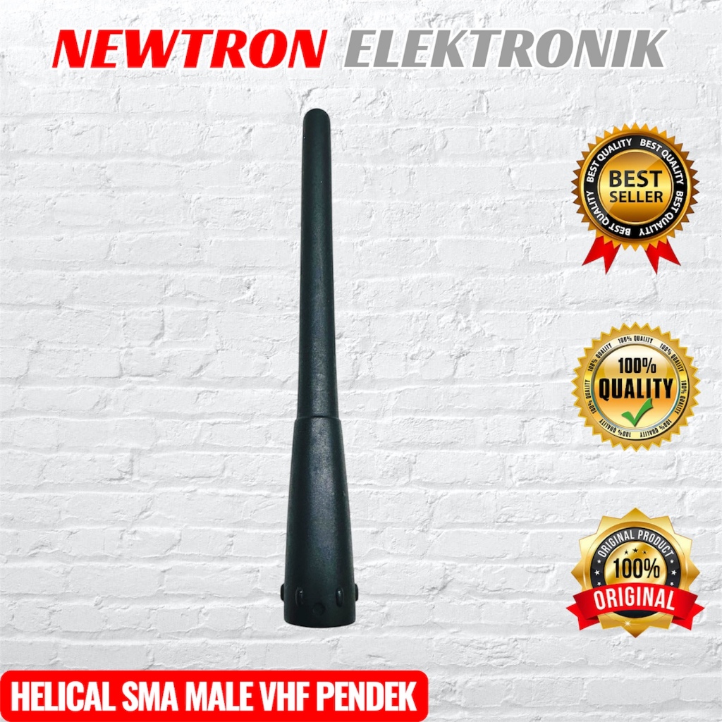 Antena HT Weierwei VEV V8Plus Sma Male VHF 136-174Mhz Compatible Firstcom FC27 FC07 FC 27 700WP Skym