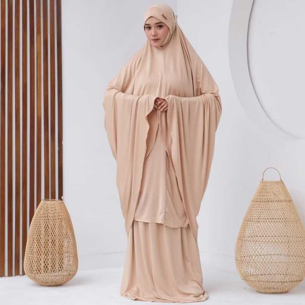 Mukena Dewasa Jersey Premium Mukena Khadija