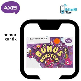 Nomor Cantik Perdana Axis Kuota 3GB 30 Hari
