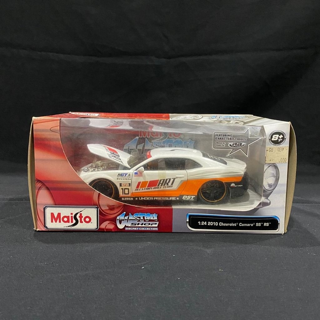 Diecast Maisto 2010 Chevrolet Camaro SS RS Custom Shop Skala 1/24