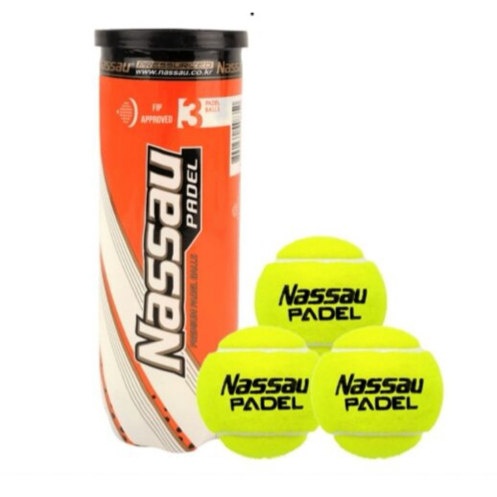 NEW PRODUCT BOLA PADEL NASSAU 3PCS BOLA PADEL PREMIUM NASSAU NASSAU PREMIUM PADEL BALL APPROVED BY