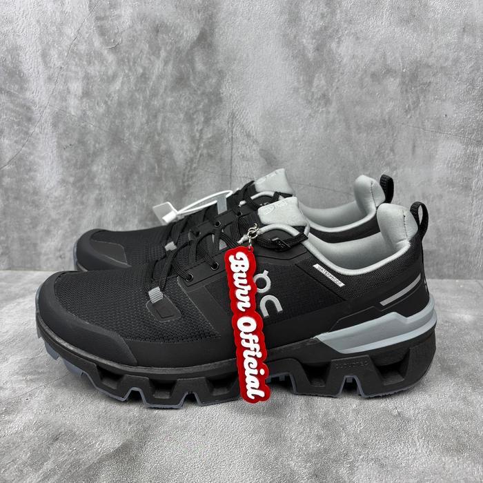 Cloud Wander Black Sneakers