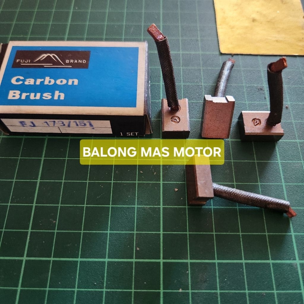 CARBON BRUSH STARTER DINAMO DAIHATSU CLASSY G102 L300 BENSIN L031 FUJI FJ178/151