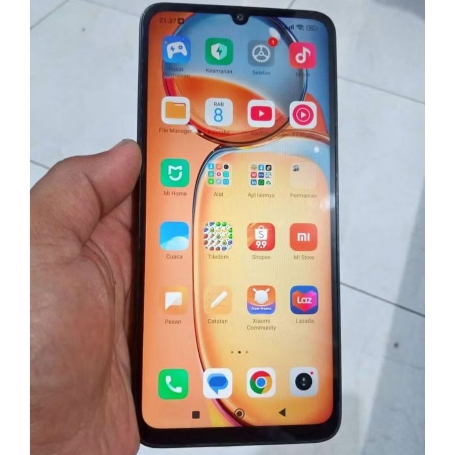 LCD Ori Asli Copotan Redmi 13C / Poco C65 Fullset Touchscreen