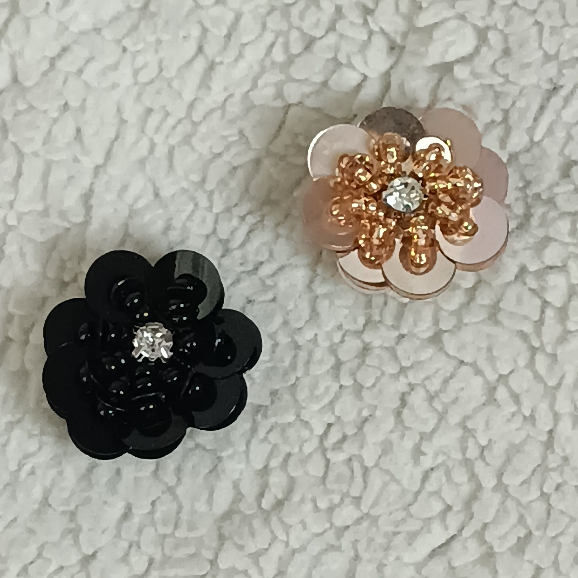 SAMA SUKA  4 pcs Payet 3D Payet Bunga  Aplikasi bunga kebaya aksesoris kebaya  tas sepatu atau fashi