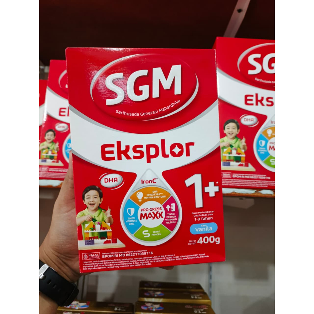 Susu SGM Eksplor 1+ 400 Gram Vanila
