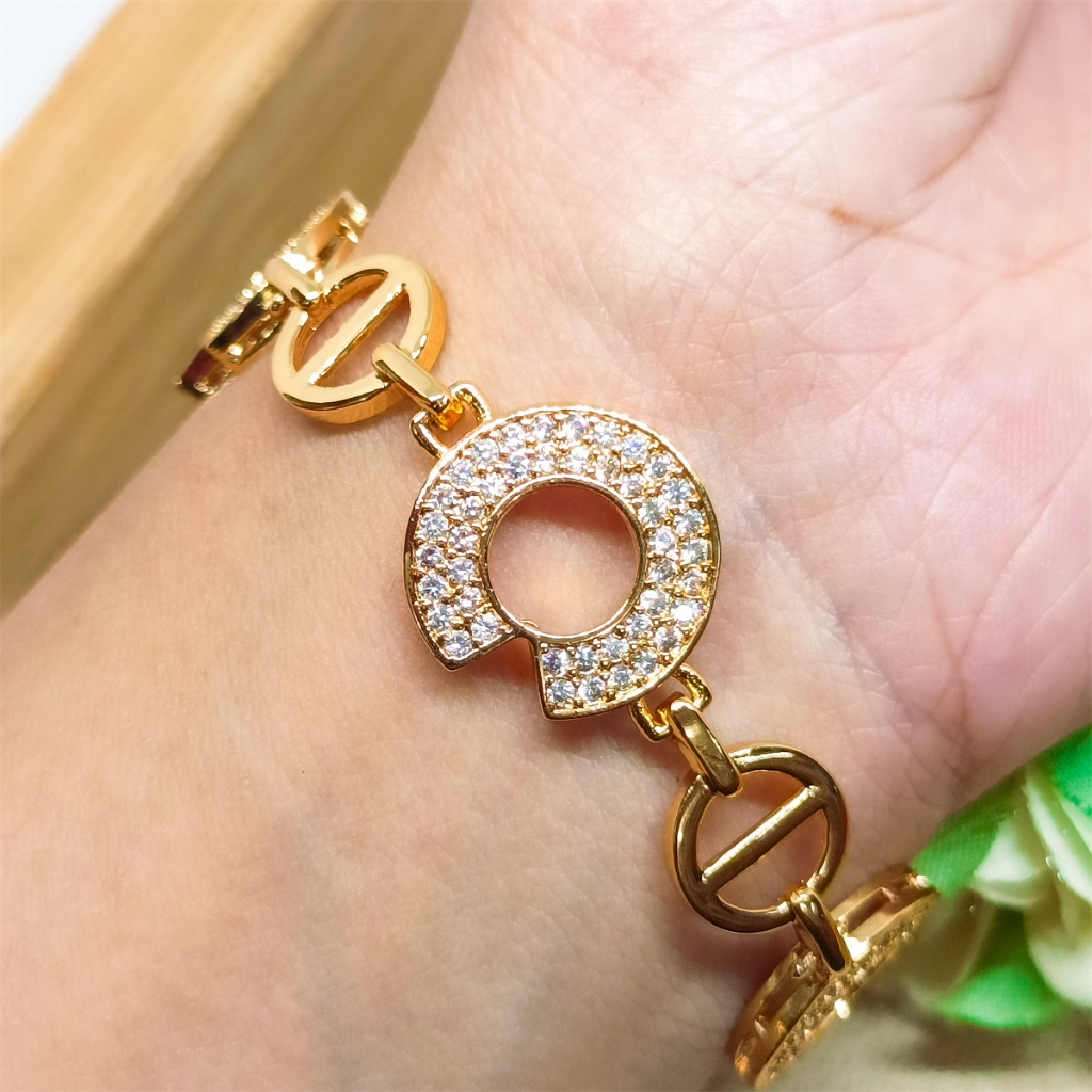 Gelang Kendari Dubai India Xuping Ori Gelang Dewasa Plat Balok Bahan Premium Terbaru Import Perhiasa