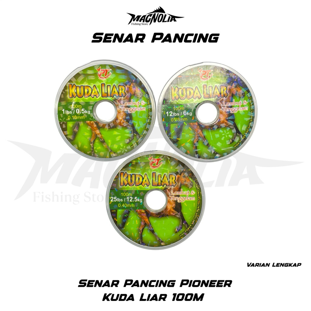 Senar Pancing Pioneer Kuda Liar Komplit