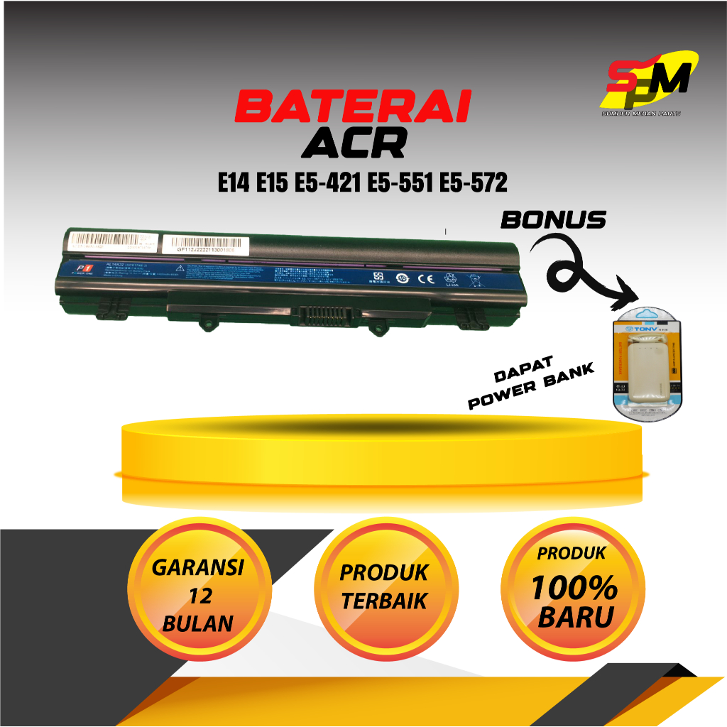 Baterai Acer e1-571 e5-572 e5-471 e5-421