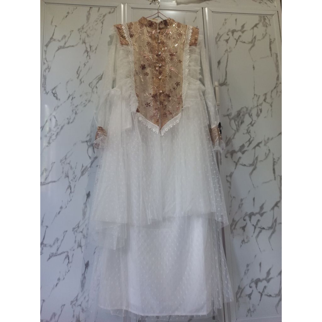 GAUN AKAD MEWAH NEW GAMIS PESTA GAMIS KONDANGAN