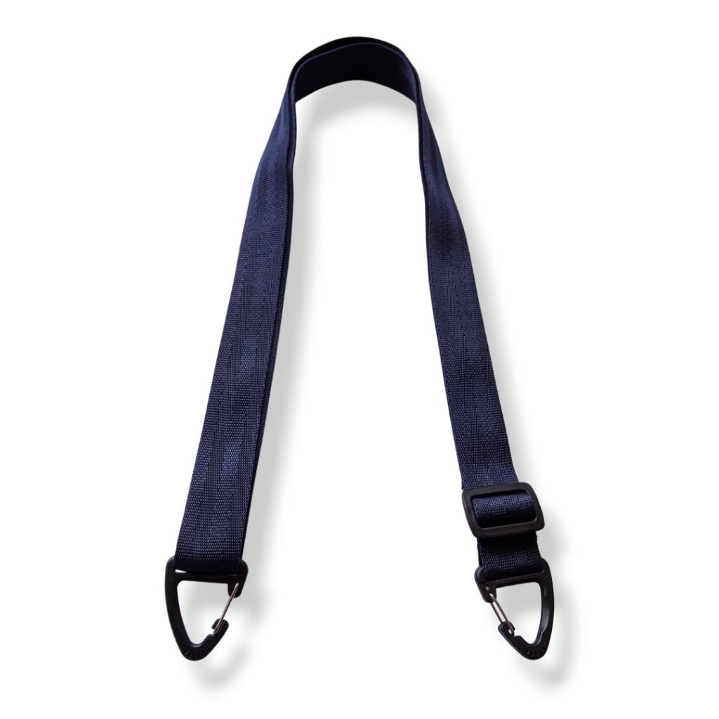 Aksesoris Pengait Plastik Segitiga Tali Tas Selempang Tali Webbing Tas Slingbag Strap 2,5 Cm Navy