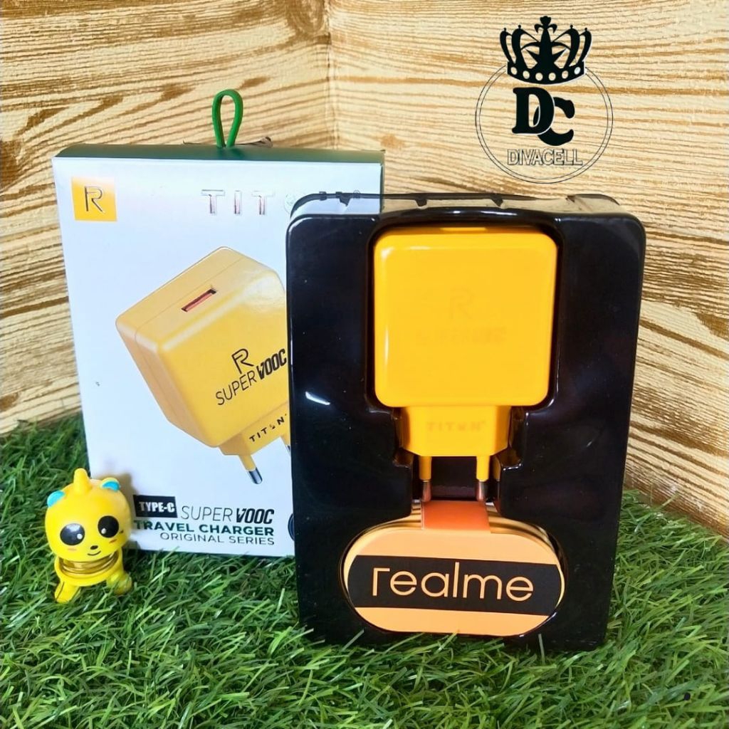 CHARGER TITON REALME SUPER VOOC TYPE C TERMURAH