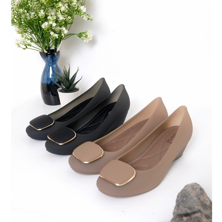 NEW-Neofarbe Jessica 35 Wedges Shoes Jelly
